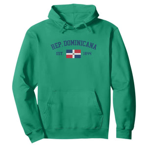 Dominican Republic Hoodie Vintage Distressed Varsity Rep Dominicana Flag TS10 Irish Green Print Your Wear