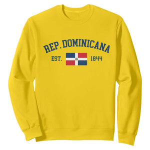 Dominican Republic Sweatshirt Vintage Distressed Varsity Rep Dominicana Flag TS10 Daisy Print Your Wear