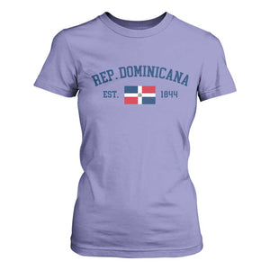 Dominican Republic T Shirt For Women Vintage Distressed Varsity Rep Dominicana Flag TS10 Violet Print Your Wear