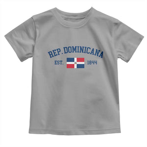 Dominican Republic Toddler T Shirt Vintage Distressed Varsity Rep Dominicana Flag TS10 Sport Gray Print Your Wear