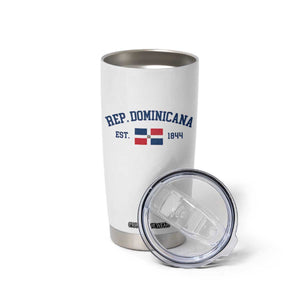 Dominican Republic Tumbler Cup Vintage Distressed Varsity Rep Dominicana Flag TS10 Print Your Wear