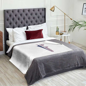 Dominican Republic Throw Blanket Rep Dominicana Vintage Flag Baseball Script TS10 Print Your Wear