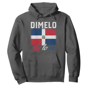 Dimelo Ke Lo Ke Dominican Republic Flag Hoodie TS10 Dark Heather Print Your Wear