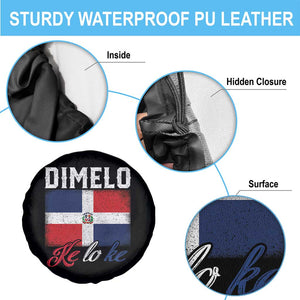 Dimelo Ke Lo Ke Dominican Republic Flag Spare Tire Cover TS10 Print Your Wear