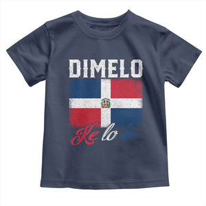 Dimelo Ke Lo Ke Dominican Republic Flag Toddler T Shirt TS10 Navy Print Your Wear