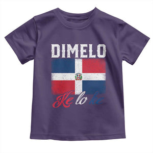 Dimelo Ke Lo Ke Dominican Republic Flag Toddler T Shirt TS10 Purple Print Your Wear