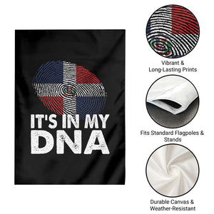 It's in My DNA Dominican Flag Garden Flag TS10 Print Your Wear