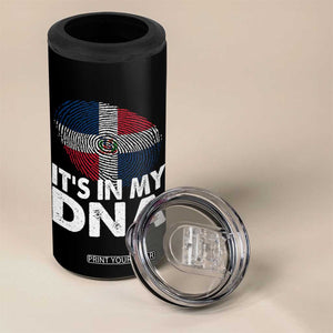 It's in My DNA Dominican Flag 4 in 1 Can Cooler Tumbler TS10 Print Your Wear