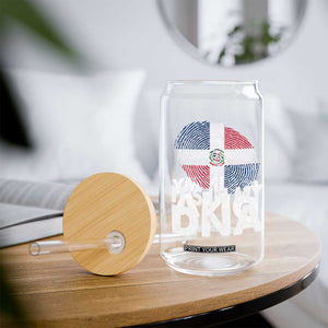 It's in My DNA Dominican Flag Glass Can TS10 Print Your Wear