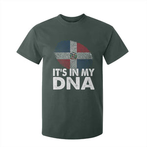 It's in My DNA Dominican Flag T Shirt For Kid TS10 Dark Forest Green Print Your Wear