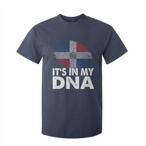 It's in My DNA Dominican Flag T Shirt For Kid TS10 Navy Print Your Wear