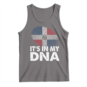 It's in My DNA Dominican Flag Tank Top TS10 Deep Heather Print Your Wear