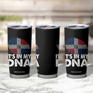 It's in My DNA Dominican Flag Tumbler Cup TS10 Print Your Wear
