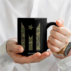 Camo Puerto Rico Flag Coffee Mug Hispanic Heritage Month Boricua Rican TS10 Print Your Wear