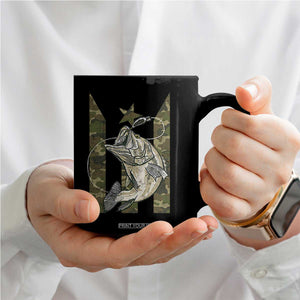 Fishing Puerto Rico Flag Coffee Mug Bass Fish Fisherman Camo Camouflage US Flag TS10 Print Your Wear