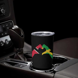 Trinidad and Tobago Jamaican Tumbler Cup Two Flags One Heart TS10 Print Your Wear
