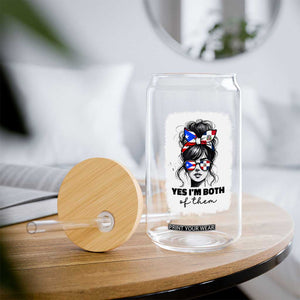 Dominican Puerto Rican Woman Glass Can Yes Im Both Of Them TS10 Print Your Wear