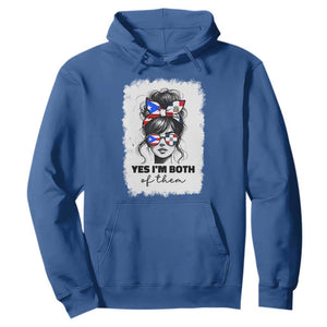 Dominican Puerto Rican Woman Hoodie Yes Im Both Of Them TS10 Royal Blue Print Your Wear