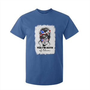 Dominican Puerto Rican Woman T Shirt For Kid Yes Im Both Of Them TS10 Royal Blue Print Your Wear