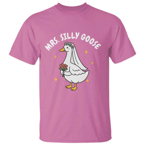 Mrs. Silly Goose Bride T Shirt Funny Goose Lovers Bride To Be TS10 Azalea Print Your Wear