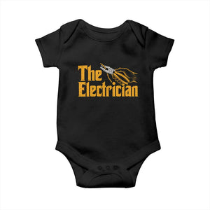 The Electrician Baby Onesie Vintage Wire Stripper Pliers Graphic