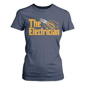 The Electrician T Shirt For Women Vintage Wire Stripper Pliers Graphic