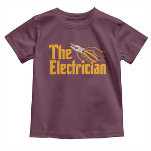 The Electrician Toddler T Shirt Vintage Wire Stripper Pliers Graphic