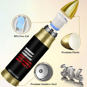 Monday Tuesday Thursday Practice Qualifying Race Day Bullet Tumbler TS10 Print Your Wear