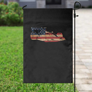 Racing Car Garden Flag Retro Style Vintage American Flag TS10 Print Your Wear
