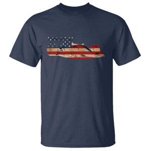 Racing Car T Shirt Retro Style Vintage American Flag TS10 Navy Print Your Wear