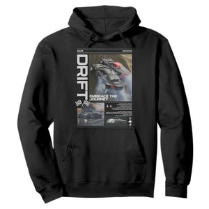 Vintage Japanese Drift Race Car Hoodie Cool Retro Vintage JDM Tokyo Japan Drifting TS10 Black Print Your Wear