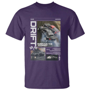Vintage Japanese Drift Race Car T Shirt Cool Retro Vintage JDM Tokyo Japan Drifting TS10 Purple Print Your Wear
