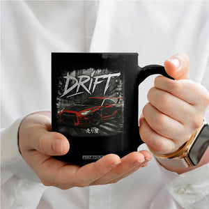 Vintage Japanese Drift Race Car Coffee Mug Retro Vintage JDM Tokyo Japan Drifting TS10 Print Your Wear