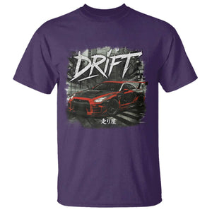 Vintage Japanese Drift Race Car T Shirt Retro Vintage JDM Tokyo Japan Drifting TS10 Purple Print Your Wear