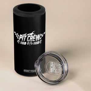 Pit Crew 4 in 1 Can Cooler Tumbler Race Car Family Racing Birthday Hosting Parties TS10 Print Your Wear
