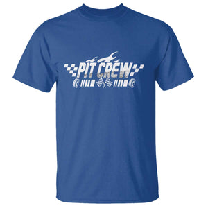 Pit Crew T Shirt Race Car Family Racing Birthday Hosting Parties TS10 Royal Blue Print Your Wear