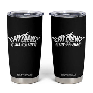 Pit Crew Tumbler Cup Race Car Family Racing Birthday Hosting Parties TS10 Black Print Your Wear