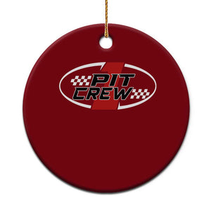 Pit Crew Ceramic Ornament Race Car Racing Birthday Hosting Parties TS10 1pc Red Print Your Wear