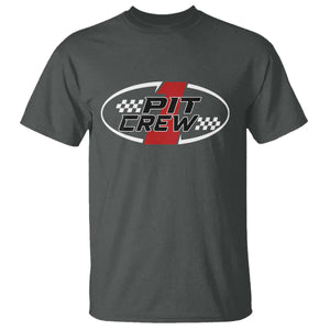 Pit Crew T Shirt Race Car Racing Birthday Hosting Parties TS10 Dark Heather Print Your Wear