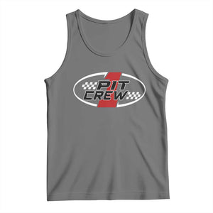 Pit Crew Tank Top Race Car Racing Birthday Hosting Parties TS10 Black Heather Print Your Wear