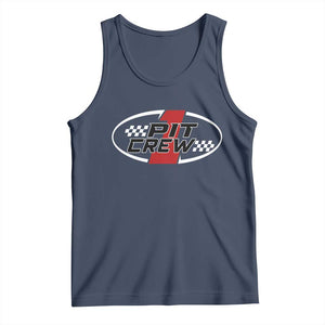 Pit Crew Tank Top Race Car Racing Birthday Hosting Parties TS10 Navy Print Your Wear