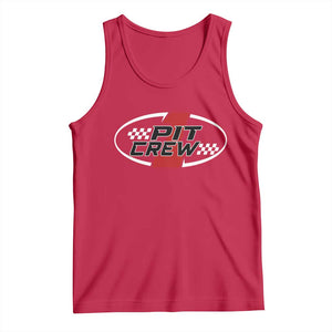 Pit Crew Tank Top Race Car Racing Birthday Hosting Parties TS10 Red Print Your Wear
