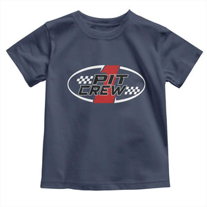 Pit Crew Toddler T Shirt Race Car Racing Birthday Hosting Parties TS10 Navy Print Your Wear