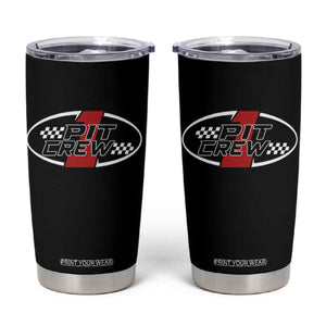 Pit Crew Tumbler Cup Race Car Racing Birthday Hosting Parties TS10 Black Print Your Wear