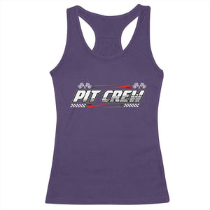 Pit Crew Racerback Tank Top Race Car Family Racing Birthday Parties TS10 Purple Print Your Wear