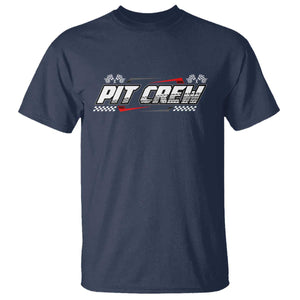 Pit Crew T Shirt Race Car Family Racing Birthday Parties TS10 Navy Print Your Wear