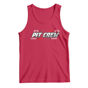 Pit Crew Tank Top Race Car Family Racing Birthday Parties TS10 Red Print Your Wear