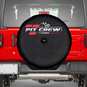 Pit Crew Spare Tire Cover Family Racing Birthday Race Car TS10 Black Print Your Wear