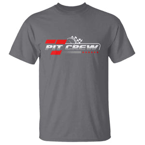 Pit Crew T Shirt Family Racing Birthday Race Car TS10 Charcoal Print Your Wear