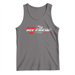 Pit Crew Tank Top Family Racing Birthday Race Car TS10 Deep Heather Print Your Wear